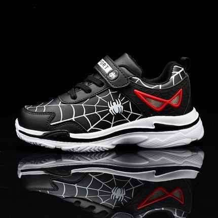 Children Sport Fashion Travel Casual Running Shoes (Color:Black Size:29)-garmade.com