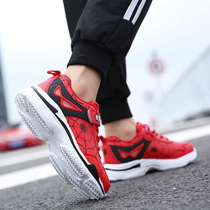 Children Sport Fashion Travel Casual Running Shoes (Color:Red Size:27)-garmade.com