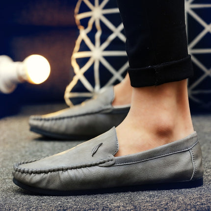 Wild Comfortable Casual Shoes Peas Shoes for Men (Color:Grey Size:39)-garmade.com