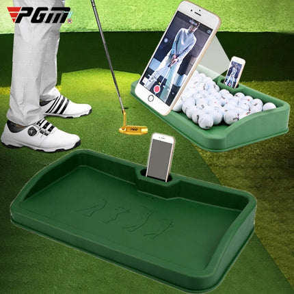 PGM Golf Service Box with Phone Stand, Capacity: about 100 Balls(Color:Black Size:Character Pattern)-garmade.com