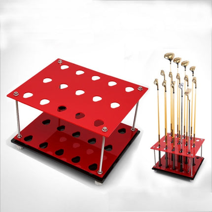 PGM Golf Driving Range Supplies 15 Holes Double-layer Cue Rack-garmade.com