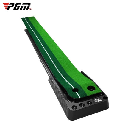 PGM 2.5m Golf Indoor Swing Grip Putting Trainer Practice Pace with Automatic Return Fairways-garmade.com