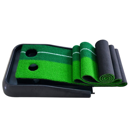 PGM 2.5m Golf Indoor Swing Grip Putting Trainer Practice Pace with Automatic Return Fairways-garmade.com