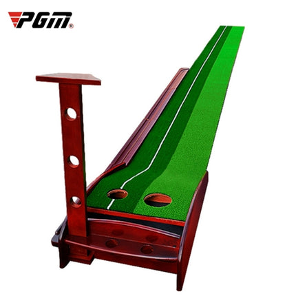 PGM 3m Golf Solid Wood Putter Trainer Practice Set Training Mat-garmade.com
