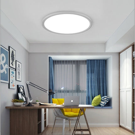 24W Modern Minimalist Creative Round LED Ceiling Light, Stepless Dimming + Remote Control, Diameter: 40cm-garmade.com