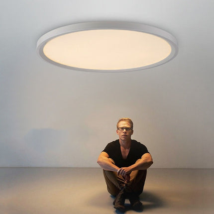 30W Minimalist Creative Nordic Round LED Ceiling Light, Diameter: 50cm (Warm White)-garmade.com
