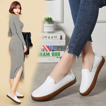 Fashion Versatile Comfortable Casual Shoes for Women (Color:White Size:35)-garmade.com