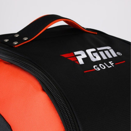 PGM Golf Thick Type Nylon Air Bag Flight Bag Aircraft Bag with Base (Black Silver)-garmade.com