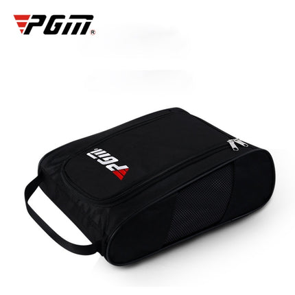 PGM Golf Convenient and Breathable Wear-resistant Nylon Shoe Bag (Black)-garmade.com