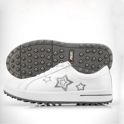 PGM Golf Breathable Sport Leisure Shoes for Women(Color:Hollow Five Pointed Star Size:35)-garmade.com