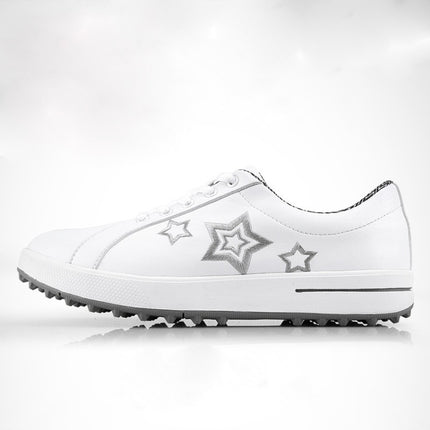 PGM Golf Breathable Sport Leisure Shoes for Women(Color:Hollow Five Pointed Star Size:40)-garmade.com