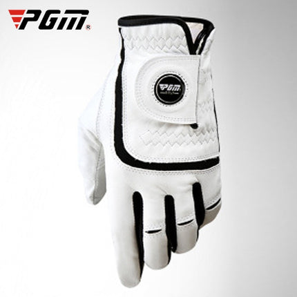 PGM Golf Sheepskin Breathable Non-slip Single Gloves for Men (Color:Left Hand Size:23)-garmade.com