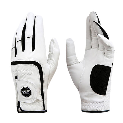 PGM Golf Sheepskin Breathable Non-slip Single Gloves for Men (Color:Left Hand Size:25)-garmade.com