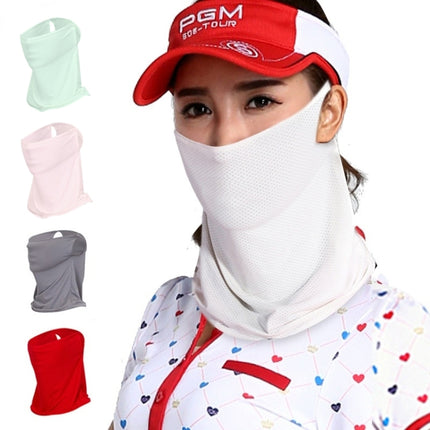 PGM Golf Men and Women Ice Silk Bib Sunscreen Mask-garmade.com