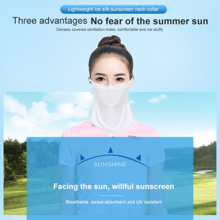 PGM Golf Men and Women Ice Silk Bib Sunscreen Mask-garmade.com