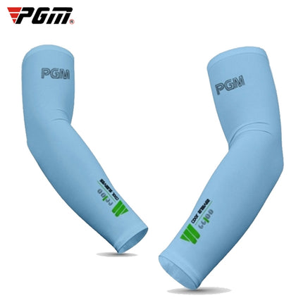PGM Golf Ice Silk Sunscreen Sleeve for Men and Women (Color:Blue Size:L)-garmade.com