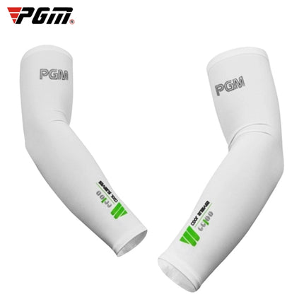 PGM Golf Ice Silk Sunscreen Sleeve for Men and Women (Color:White Size:M)-garmade.com