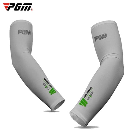 PGM Golf Ice Silk Sunscreen Sleeve for Men and Women (Color:Grey Size:M)-garmade.com