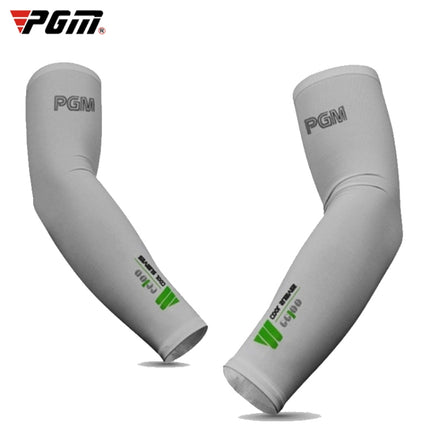PGM Golf Ice Silk Sunscreen Sleeve for Men and Women (Color:Grey Size:L)-garmade.com