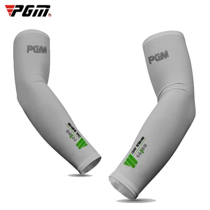 PGM Golf Ice Silk Sunscreen Sleeve for Men and Women (Color:Grey Size:XL)-garmade.com