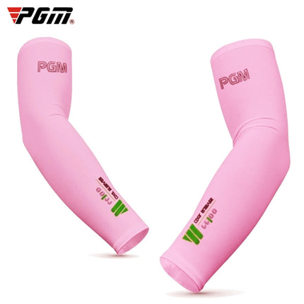 PGM Golf Ice Silk Sunscreen Sleeve for Men and Women (Color:Pink Size:L)-garmade.com