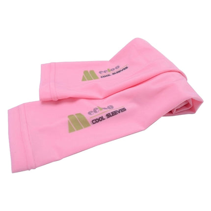 PGM Golf Ice Silk Sunscreen Sleeve for Men and Women (Color:Pink Size:XXL)-garmade.com