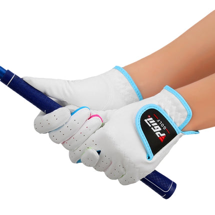 PGM One Pair Golf Microfiber Cloth Soft Comfortable Gloves for Children-garmade.com