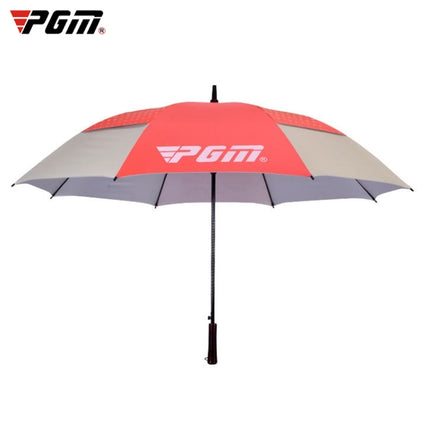 PGM 53 inch Golf Sun Protection Automatic Umbrella(Red)-garmade.com