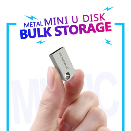MicroDrive 4GB USB 2.0 Mini Semi-circular Metal U Disk-garmade.com