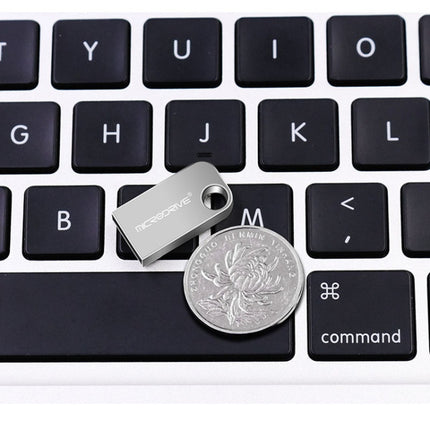 MicroDrive 16GB USB 2.0 Mini Semi-circular Metal U Disk-garmade.com