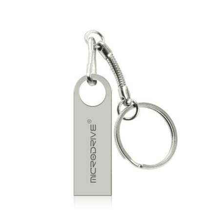 MicroDrive 64GB USB 2.0 Metal Waterproof High Speed U Disk(Grey)-garmade.com