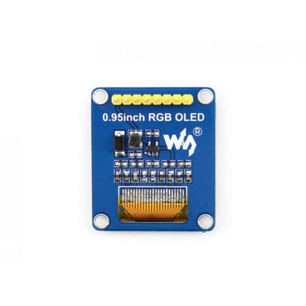Waveshare 0.95 inch RGB OLED (B), SPI interface, Straight Vertical Pinheader-garmade.com