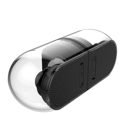 OVEVO True 3D TWS Magnetic Wireless Bluetooth Stereo Surround HiFi Speaker with Full Transparent Home-garmade.com