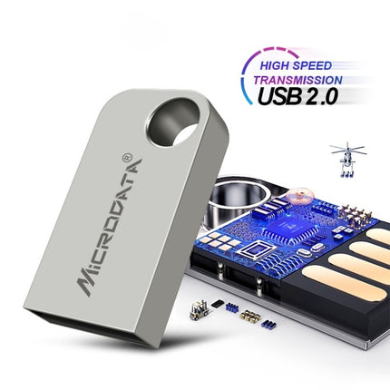 Microdata 8GB USB 2.0 Mini Metal U Disk-garmade.com