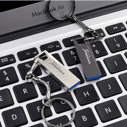 STICKDRIVE 64GB USB 3.0 High Speed Mini Metal U Disk (Black)-garmade.com