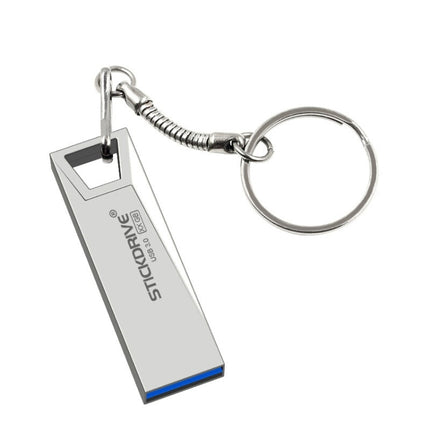 STICKDRIVE 64GB USB 3.0 High Speed Mini Metal U Disk (Silver Grey)-garmade.com