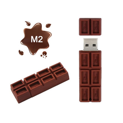 MicroDrive 16GB USB 2.0 Creative Chocolate USB Flash Drive-garmade.com