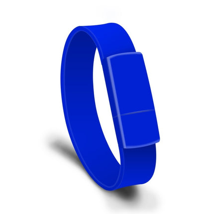 MicroDrive 4GB USB 2.0 Fashion Bracelet Wristband U Disk (Blue)-garmade.com