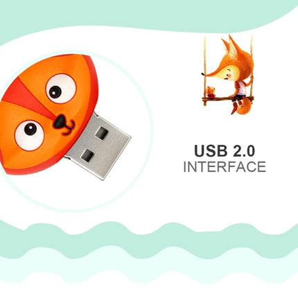MicroDrive 4GB USB 2.0 Creative Cute Owl U Disk-garmade.com