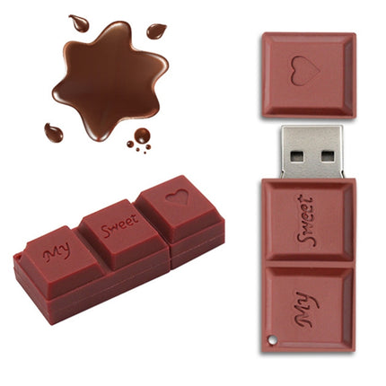 MicroDrive 16GB USB 2.0 Creative Chocolate U Disk-garmade.com