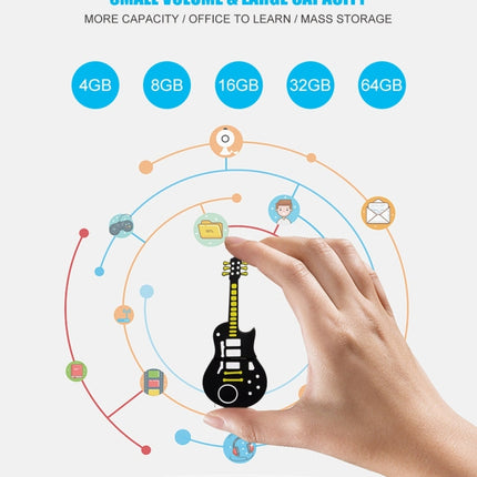 MicroDrive 32GB USB 2.0 Guitar U Disk-garmade.com