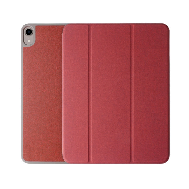 Mutural Exquisite Series Cloth Texture PU+TPU Leather Case for iPad Pro 12.9 inch (2018), with 3-Fold Holder & Pen Slot & Sleep & Wake-up Function-garmade.com