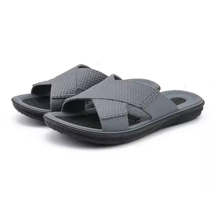 Casual Fashion Beach Sandals Slippers for Men (Color:Grey Size:43)-garmade.com