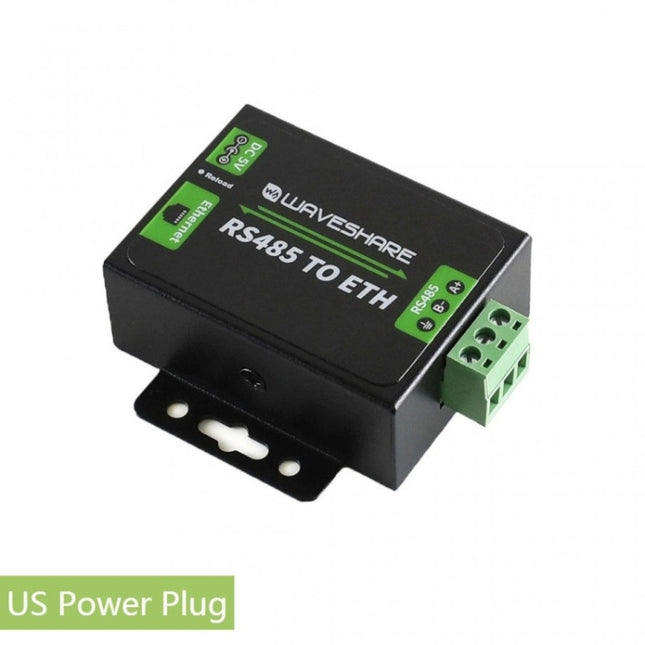Waveshare RS485 to Ethernet Converter, US Plug-garmade.com