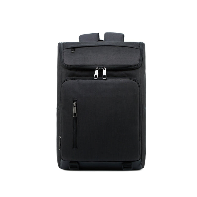 Fashion Large Capacity Casual Breathable Notebook Tablet Backpack Black-garmade.com