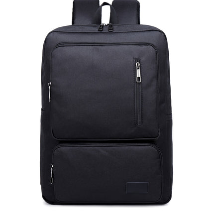 Fashion Large Capacity Casual Notebook Tablet Backpack (Black)-garmade.com