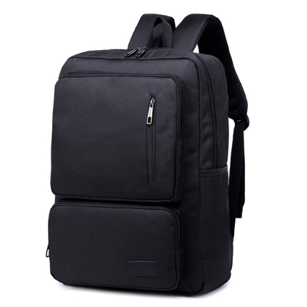 Fashion Large Capacity Casual Notebook Tablet Backpack (Black)-garmade.com