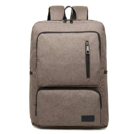 Fashion Large Capacity Casual Notebook Tablet Backpack Brown-garmade.com