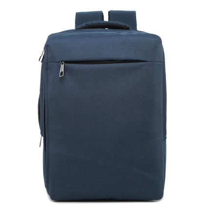 Fashion Large Capacity Casual Breathable Notebook Tablet Backpack (Blue)-garmade.com