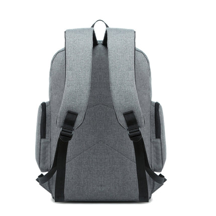 Large Capacity Outdoor Leisure Breathable Multi-function Notebook Tablet Backpack (Grey)-garmade.com